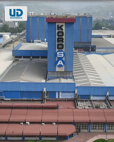 Kordsa endüstriyel üretim tesisi elektrik projesi
